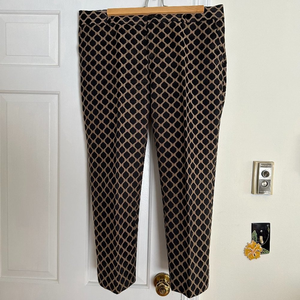 Banana Republic Jacquard Diamond Camden Pant, 10P